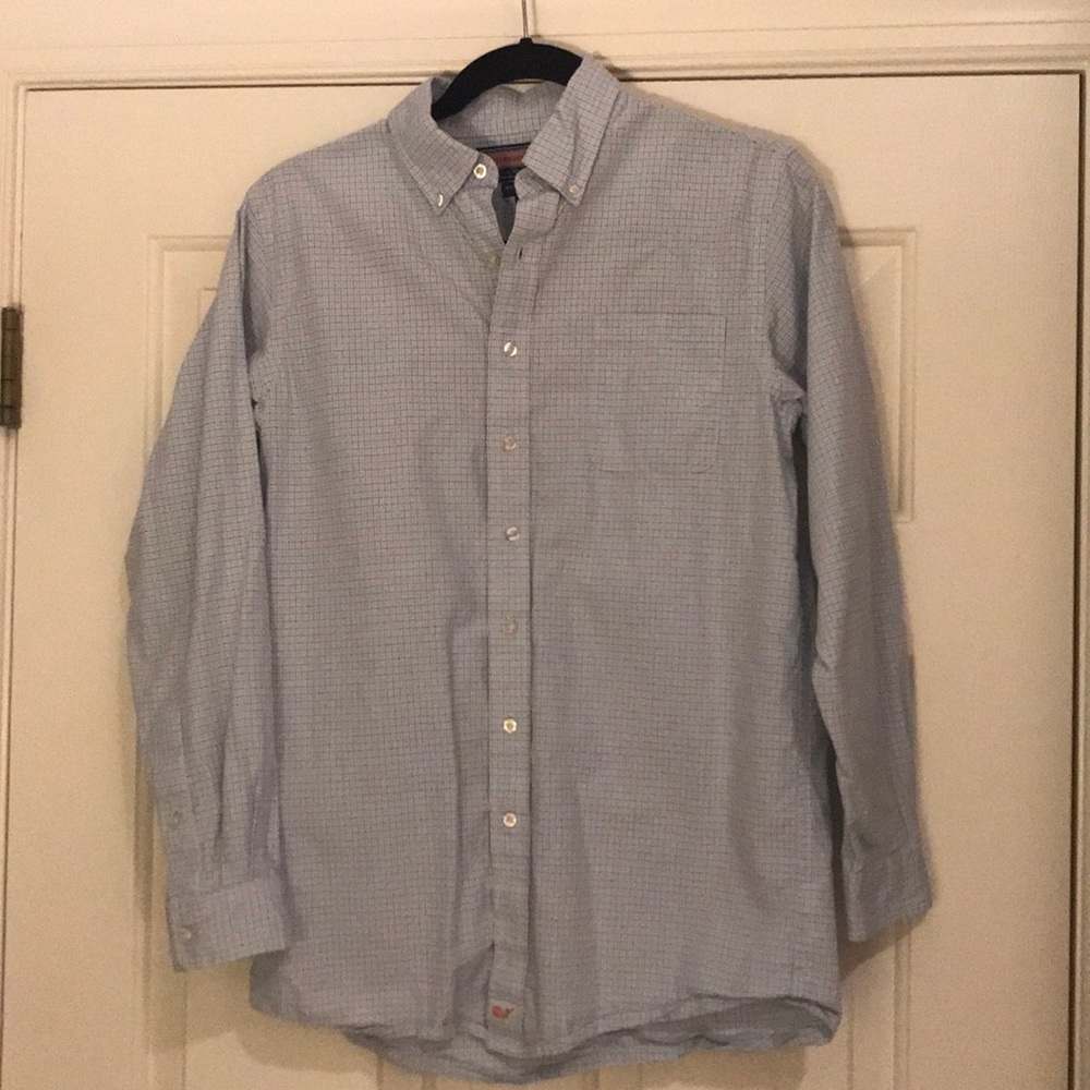 Vineyard Vine Boys L Blue Murray Shirt